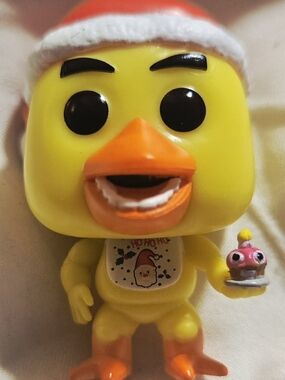 Funko Pocket Pop Five Nights Freddy's Advent Calendar Chica Santa Hat Figure